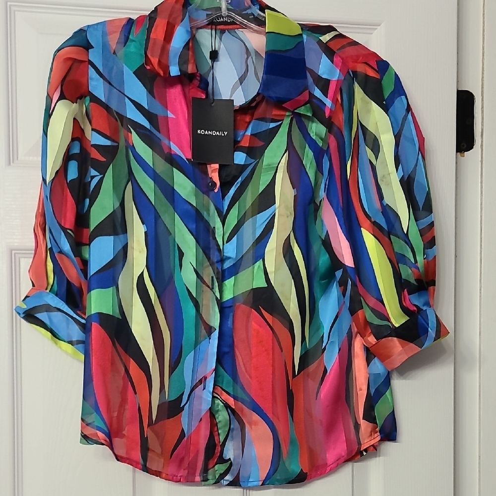 Women's Multicolor Striped Top